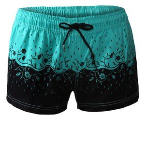 Women's Athletic or Swim Shorts With Graphic Print